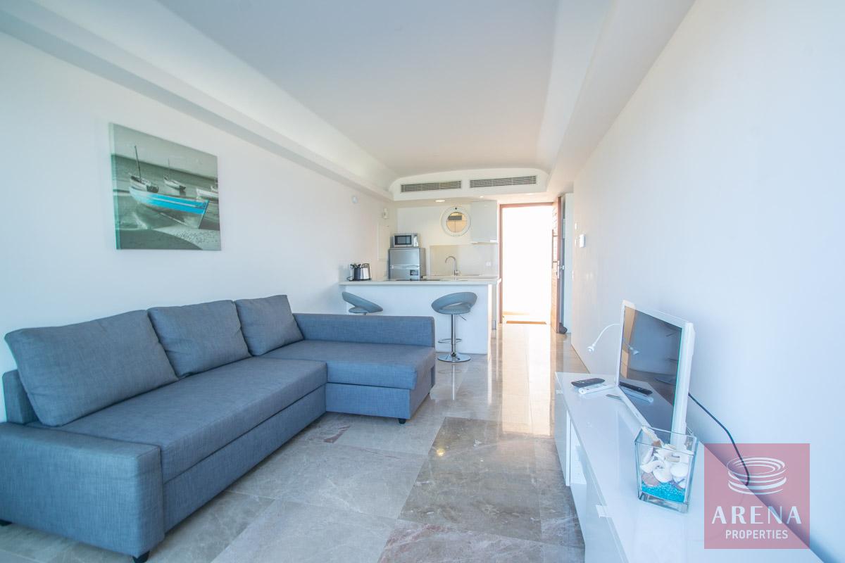 beachfront apartment in Protaras for sale - sitting area