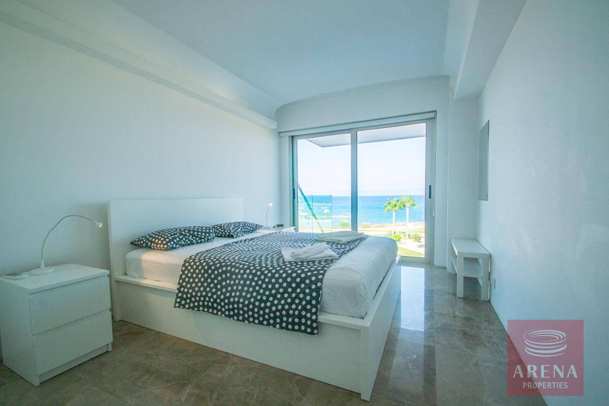 beachfront apartment in Protaras - bedroom