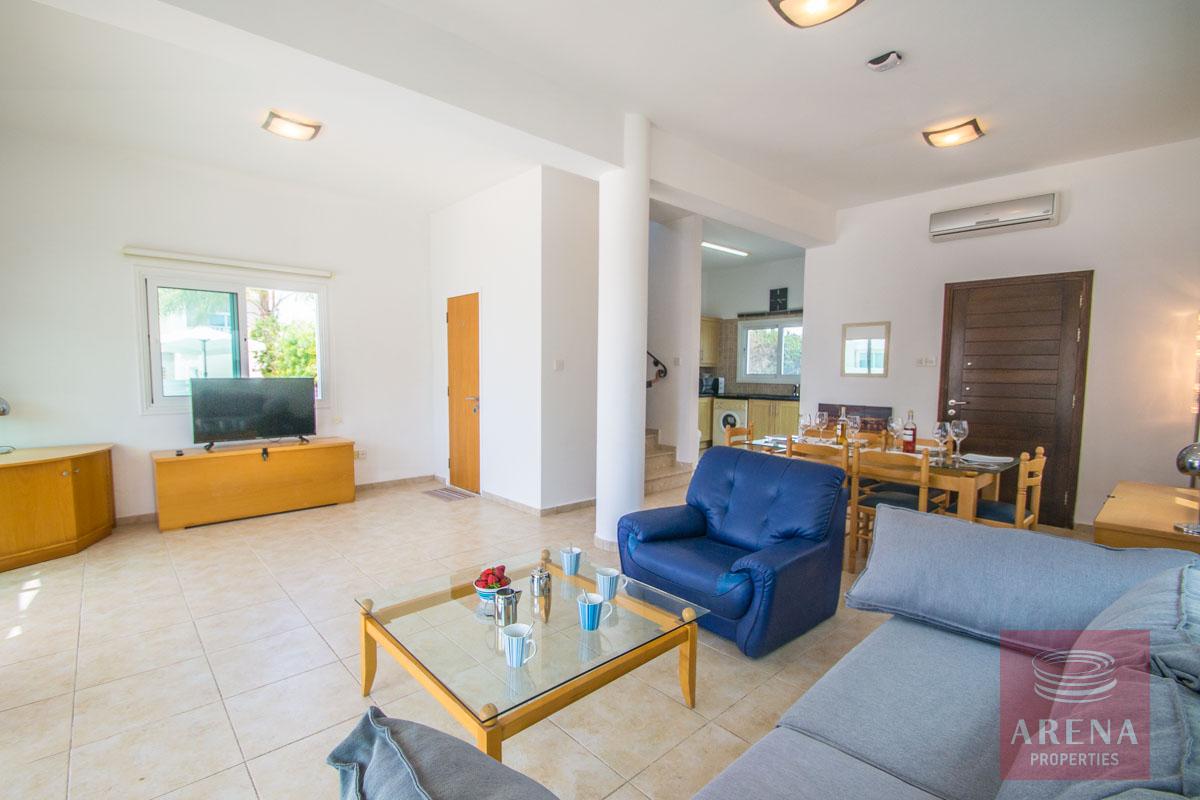 4 bed villa in ayia thekla - living area