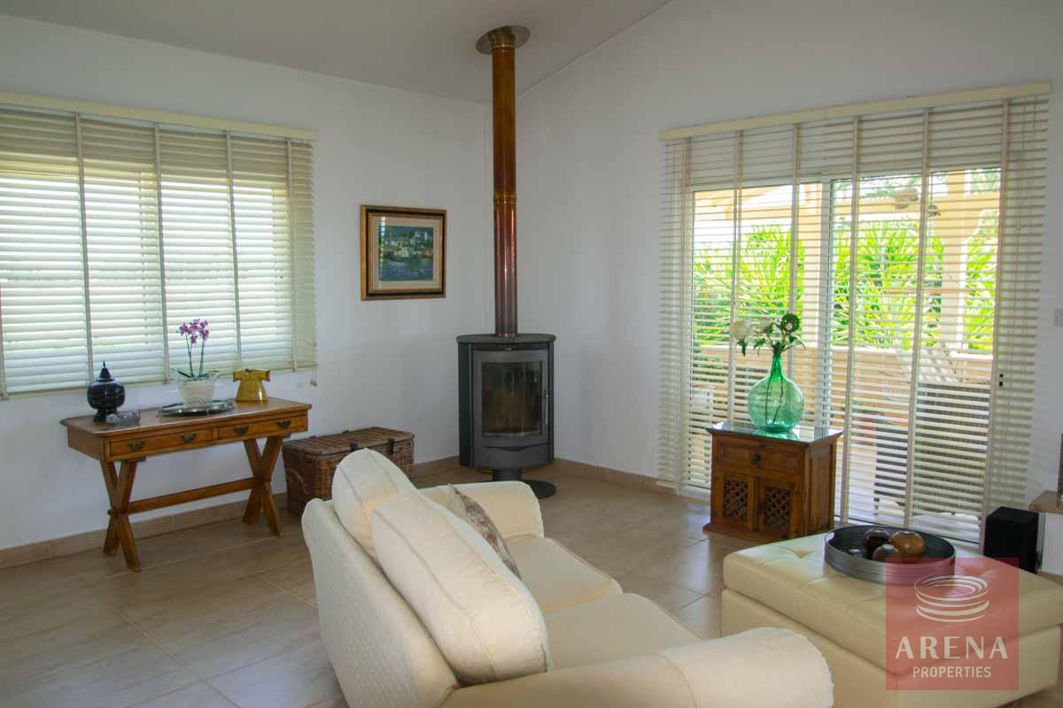 villa in softades - living room