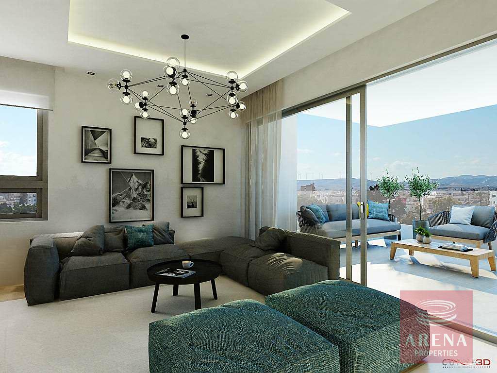 Apartments for sale in Larnaca - sitting area