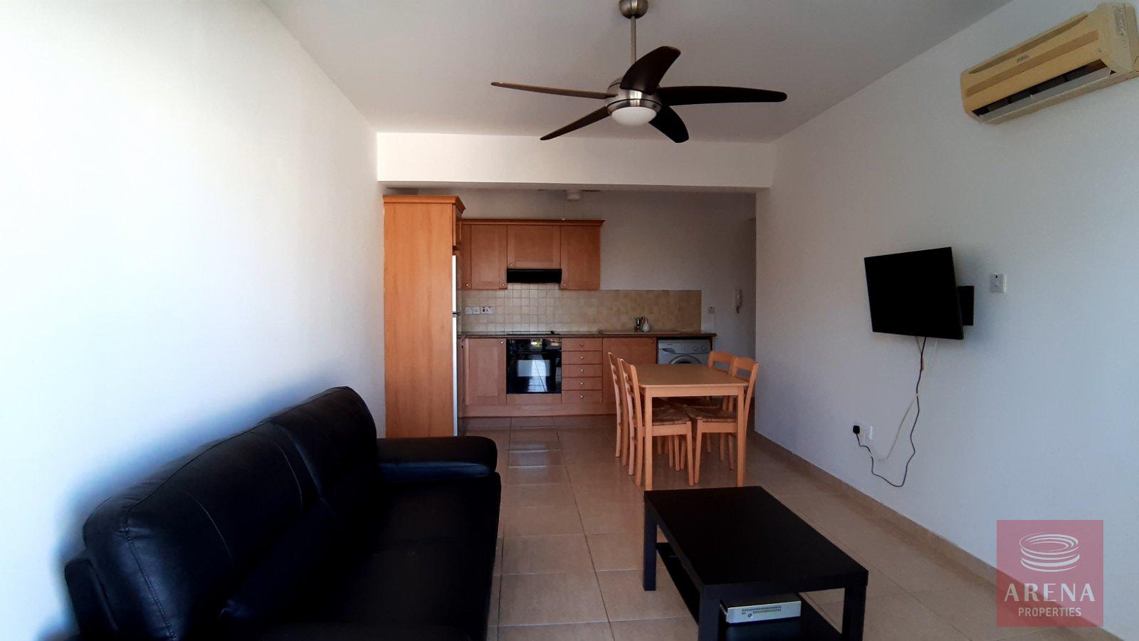 2 Bed Apt for rent in Paralimni - living area