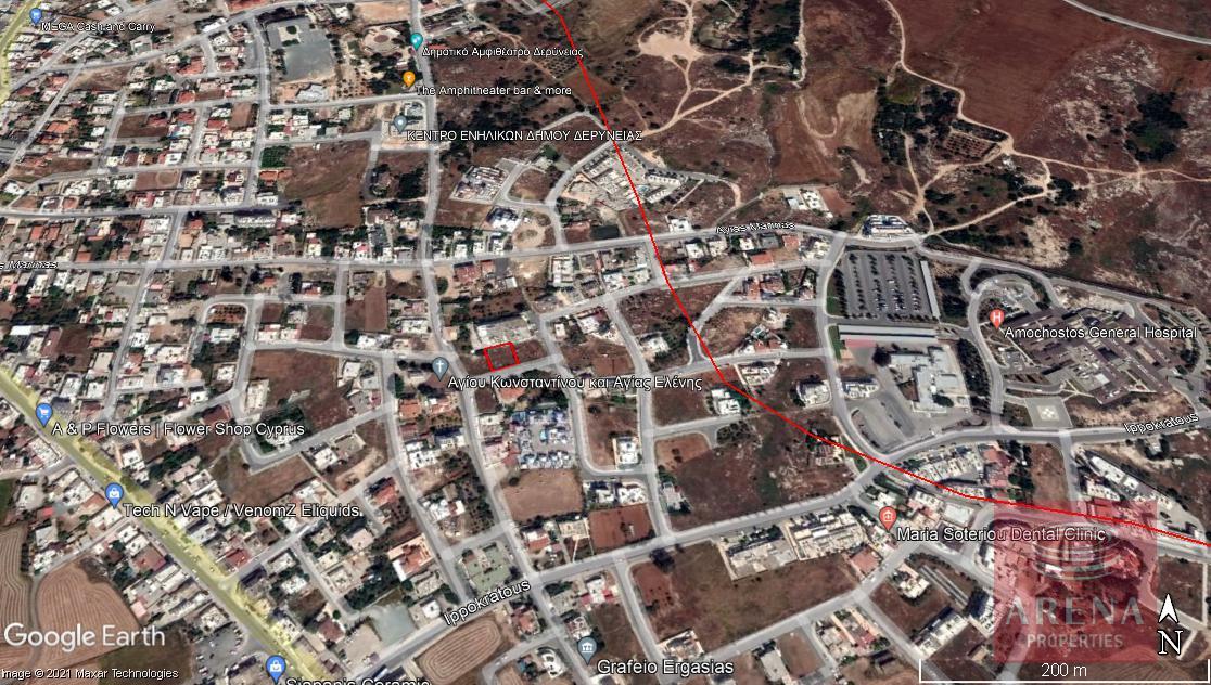 Residential plot in Deryniafor sale