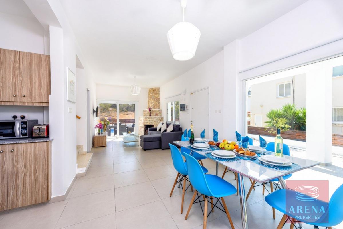 For sale villa in Protaras - dining area