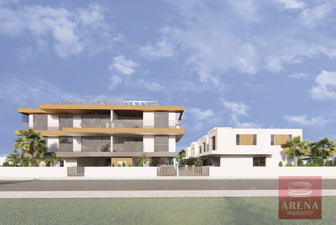 Modern apartments in Derynia for sale