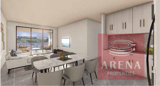 Modern apartments in Derynia - living area