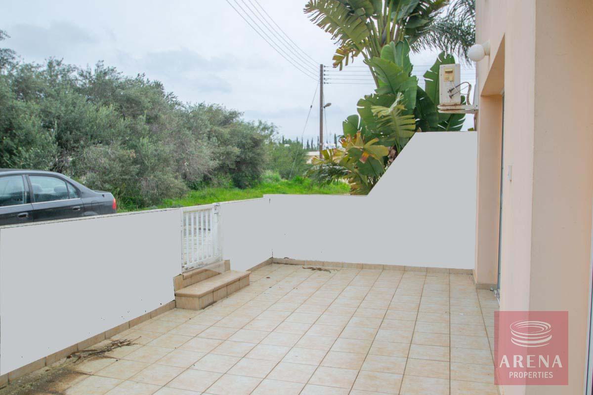 Flat with Deeds in Paralimni - uncovered veranda