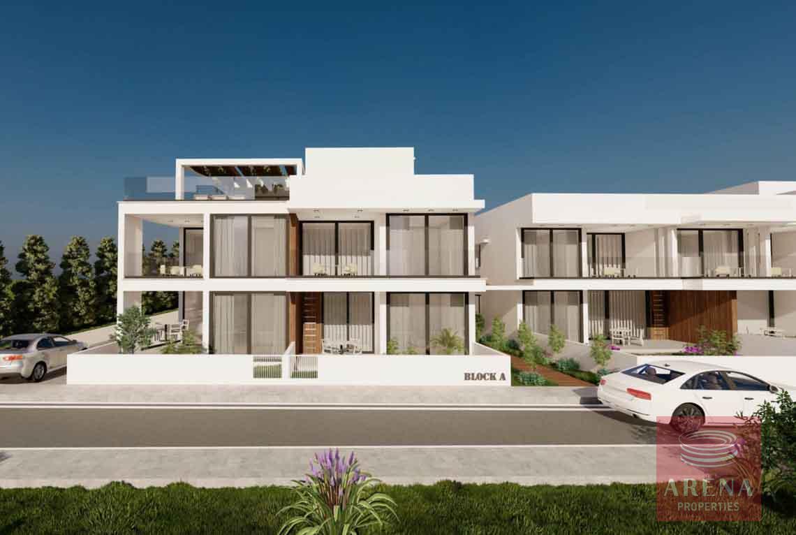 new 1 bed apartments in Livadia for sale