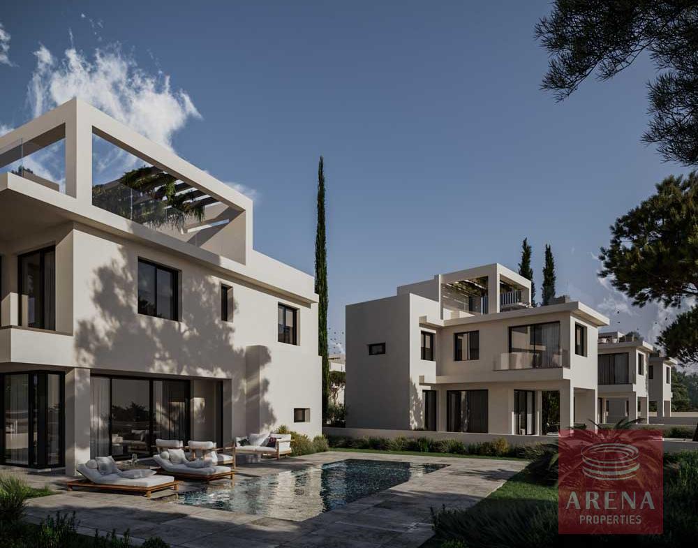 new villas in Pernera for sale - pool