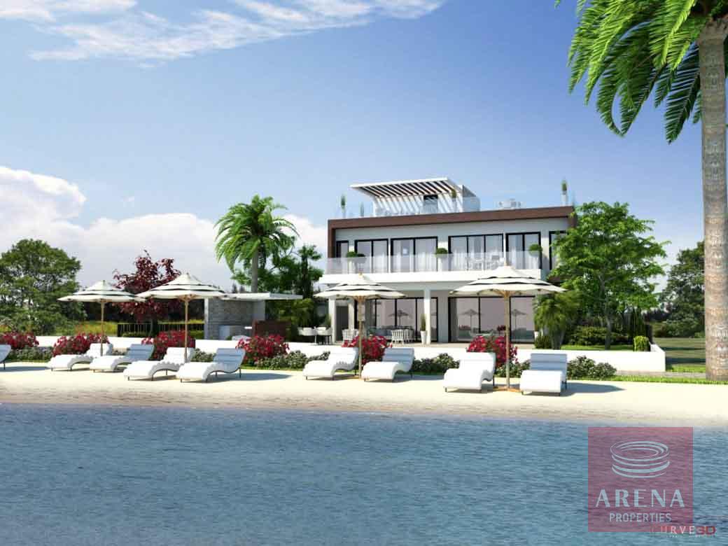 4 bed beachfront villa to buy